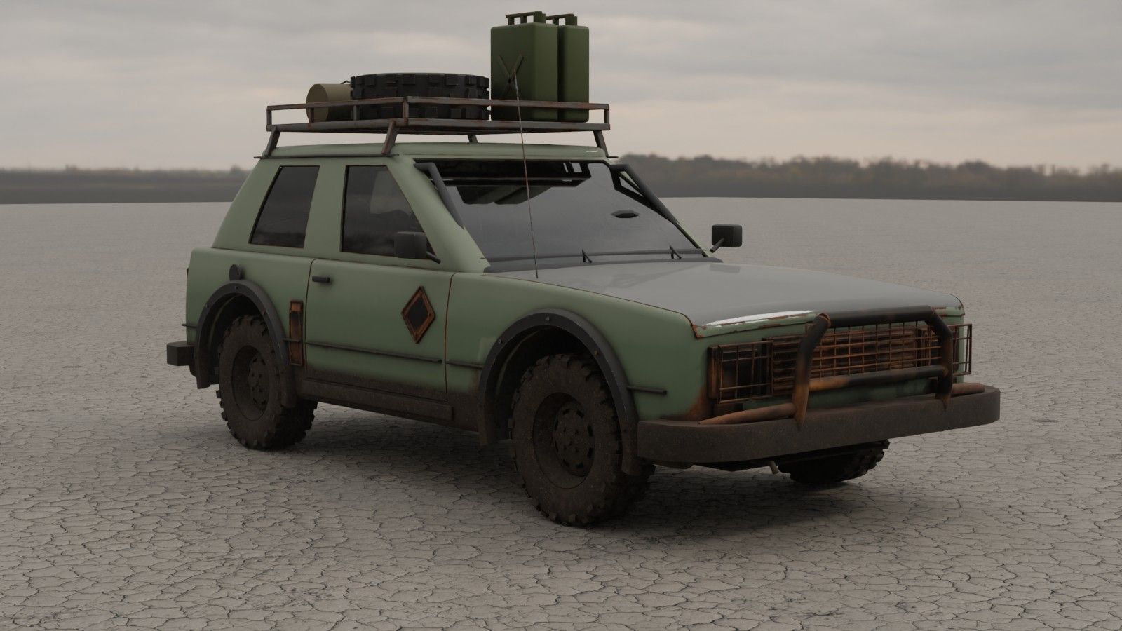 Junk hatchback, common skin